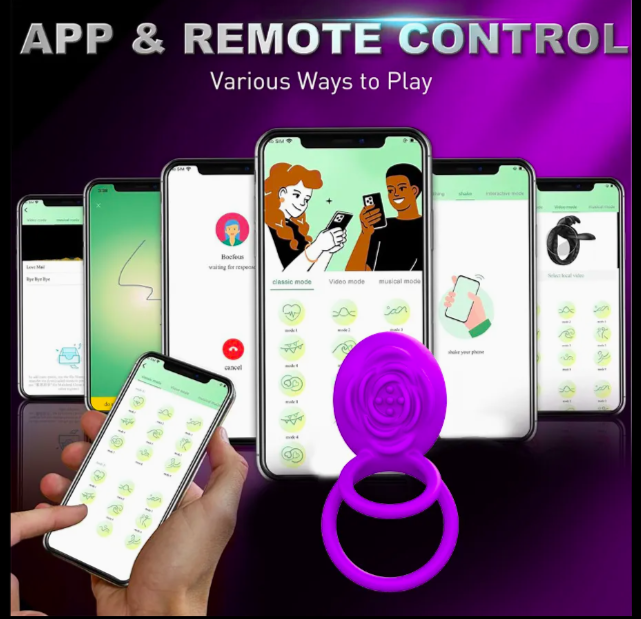 Vòng Đeo Cậu Nhỏ Hình Hoa Hồng – Kích Thích Âm Vật Tăng Cường Khoái Cảm